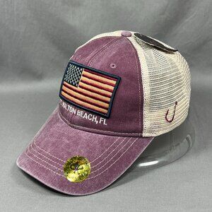 FT Walton Beach Florida Snapback Hat DK Caps USA Golf Trucker Mesh Souvenir Mens